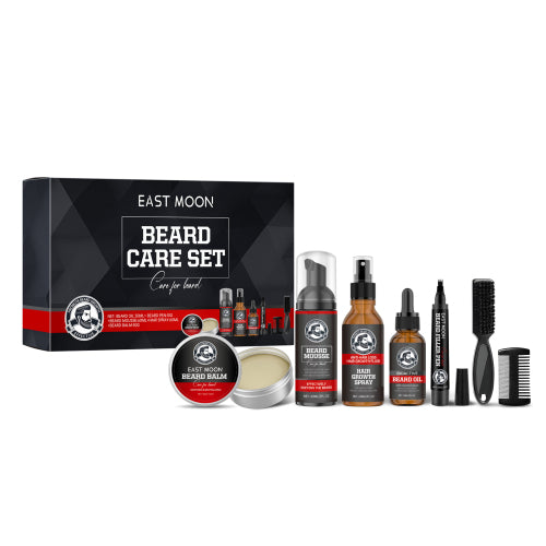 East Moon – Kit Complet Soin & Pousse de Barbe pour Homme